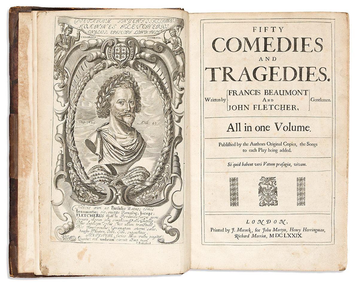 Beaumont, Francis (1584-1616) & John Fletcher. Fifty Comedies and Tragedies.